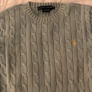 NWOT Blue Ralph Lauren Cotton Cable Knit Sweater